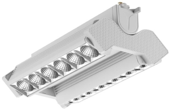 BOJO High Power Supermarket Shelf Light Double Offset 90 Degree Dual Swing 2x35W