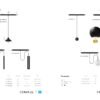 DC48V Integrated Track Pendant Light - DC48V Integrated Track Pendant Lights (Bojo Roc 360 Series)