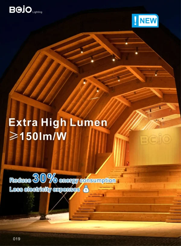 Model & Wattage - BK Series High Color Rendering Track Light (3 Wires / 100lm/W / CRI ≥ 90) - BJ-GD403-T-S (40W / 85*160mm)