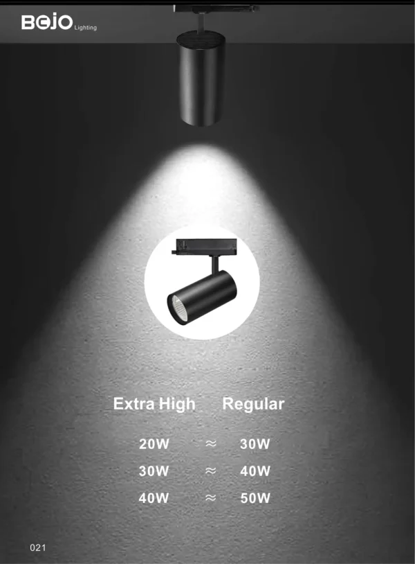 High Lumen LED Track Light - Extra High Lumen 4-Wires LED Track Light (≥150lm/W Energy Saving)