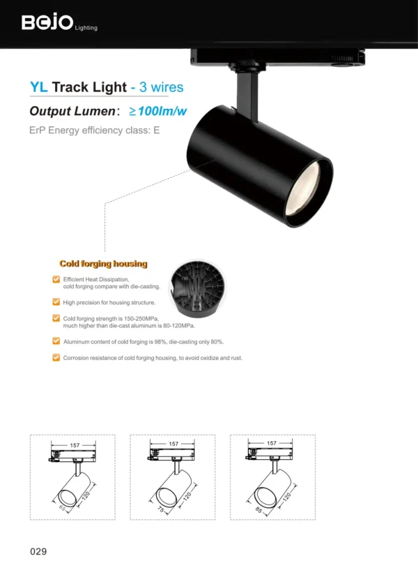 PHILIPS Starsense Track Light - YL Series 3-Wires LED Track Light (≥100lm/W PHILIPS Starsense)