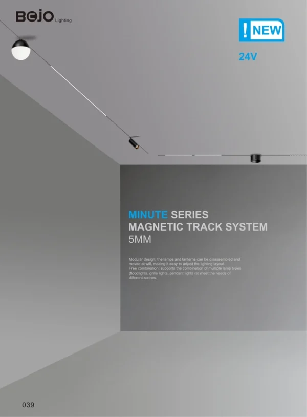 Model & Form Factor - Minute Series DR5 Decorative T-Bar Tube, Globe & Wave Lights (24V)