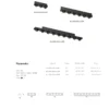 Model & Wattage - Minute Series DR5 Multi-Spot Grille Linear Light (24V)
