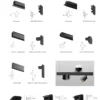 Magnetic Track Accessory - Minute Series Outside Wall Corner 90° (BJ-DR5-WCR)