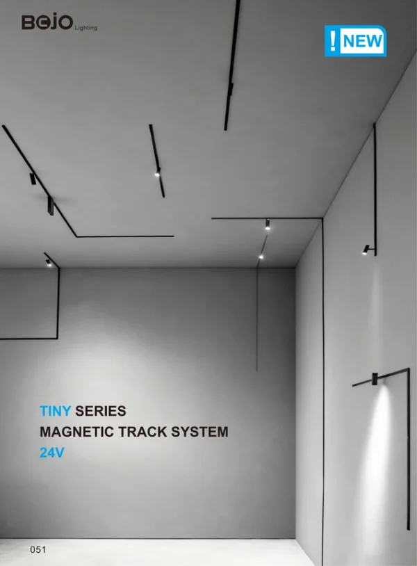 Magnetic Track Accessory - Tiny Series 24V Ultra-Slim Magnetic Track Lighting System Overview