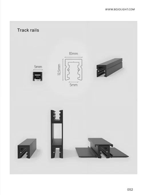 Profile & Component - Tiny Series 11mm Ultra-Slim Magnetic Track Rails & Accessories (24V)