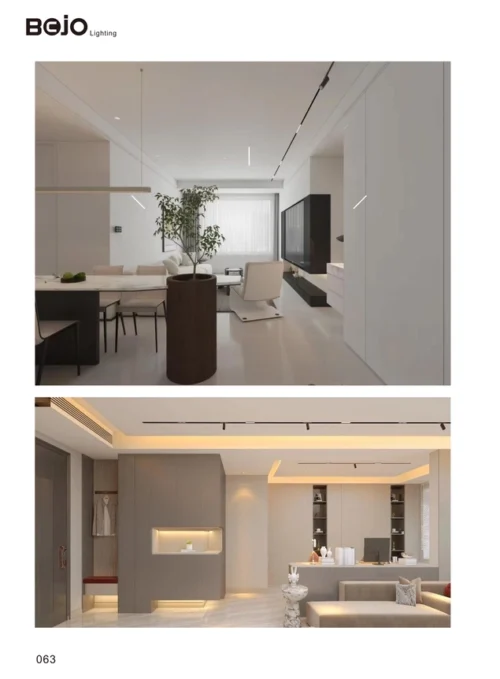 Architectural Lighting - Tiny Series 24V Magnetic Track Lighting Architectural Showcase