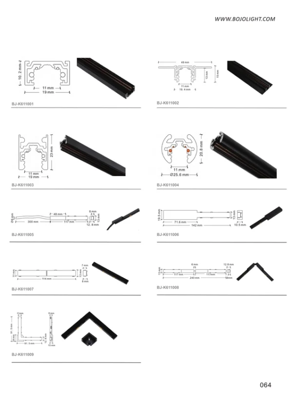 2025-2026箔晶外贸图册-251112 (76) Architectural Lighting - Tiny Series L-Corner Conductor 90° (BJ-K611009)
