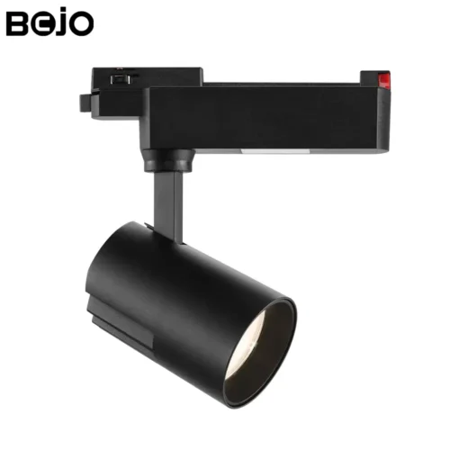 BOJO 28W Commercial LED Track Light with PHILIPS COB Chip, CRI ≥ 90 High Color Rendering 3500K Spotlight (355° + 90° Adjustable)