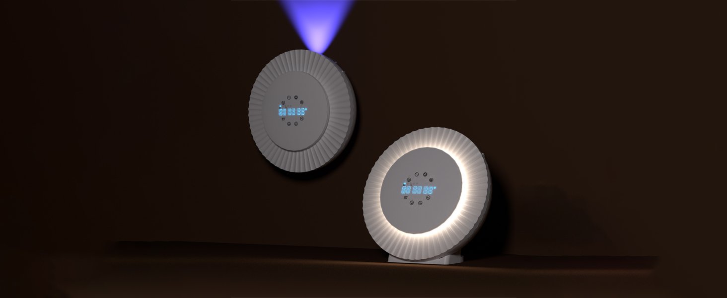 Focused Reading Spotlight and Diffuse Ambient Halo Light