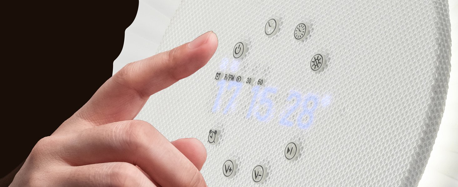 Digital Clock and Touch Control Fabric Interface