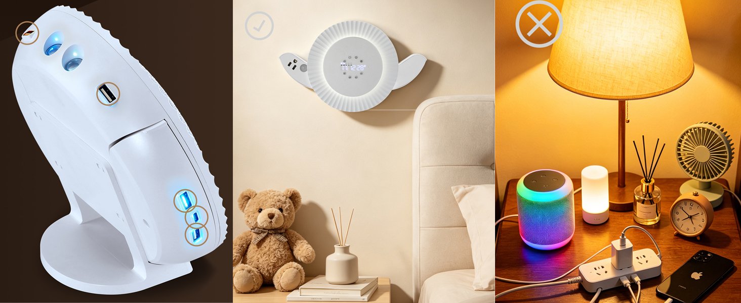 Declutter Your Nightstand with BOJO 10-in-1 Smart Bedside Lamp